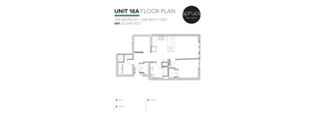 a floor plan of the unit 18a floor plan
