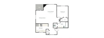 One Bedroom One Bathroom Home