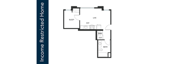 A floor plan of an Income Restricted Home is shown.