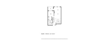 this is the floor plan of the 1 bedroom 1600 sq ft