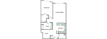 1 Bed/1 Bath J