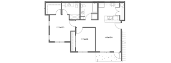 Two Bedroom Two Bath J