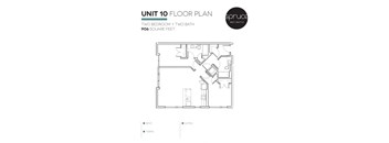 a floor plan of a two bedroom apartment