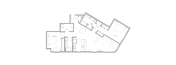 a black and white floor plan of a house