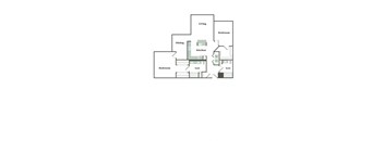 2 Bed/2 Bath H