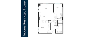 A floor plan of an Income Restricted Home is shown.