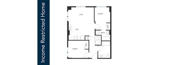 A floor plan of an Income Restricted Home is shown.