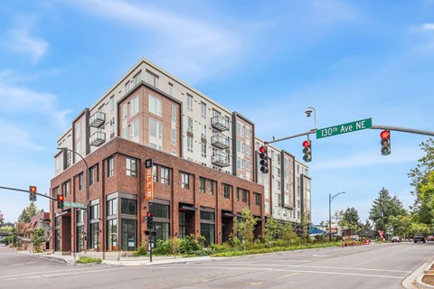 A street view of a building at 130th Ave NE.