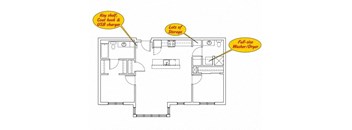 a floor plan of a house