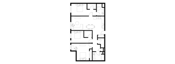 3 Bedroom 2 Bath - F1