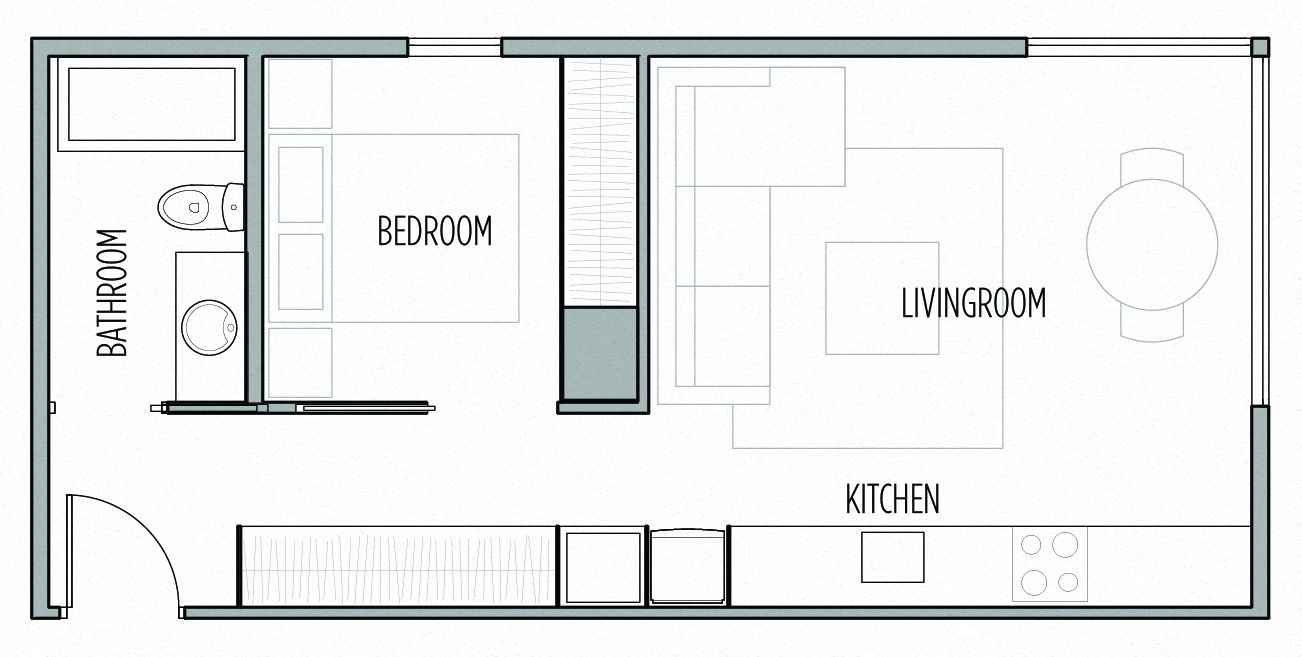 1 bedroom studio apartments for rent