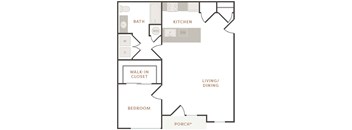 a schematic diagram of a floor plan of a house