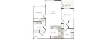 a diagram of a floor plan of a house