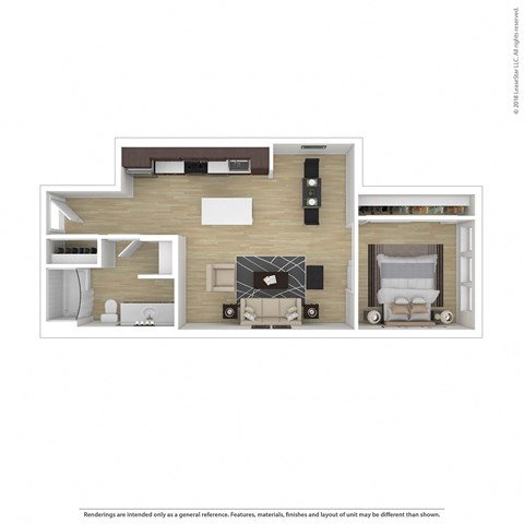 a bedroom floor plan with a fireplace and a living room