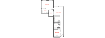 a blueprint of a floor plan of a house