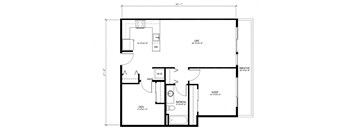 A floor plan of a house with labeled rooms such as DW, SLEEP, REFRESH, LIVE, BREATHE, and DEN.
