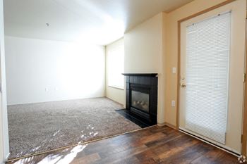 cozy fireplace in Copper Creek apartments in Milton WA 98354
