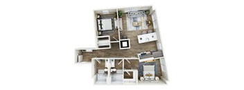 bedroom floor plan  the residences at