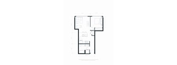 A floor plan of a house with labeled rooms and dimensions.