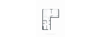 A floor plan of a house with rooms labeled.