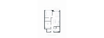 A floor plan of a house with labeled rooms and dimensions.