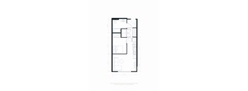 A floor plan of a house with labeled rooms and dimensions.