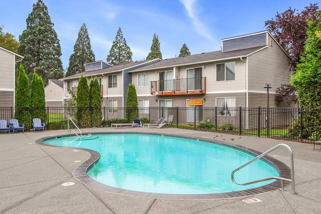 our apartments have a resort style swimming pool