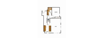 a floor plan of a house with an open floor plan