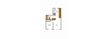 a floor plan of a house with an open floor plan