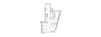 floor plan of the upper floor of a house with a staircase