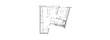a black and white floor plan of a house