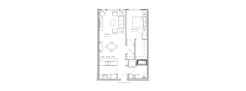 a black and white floor plan of a house