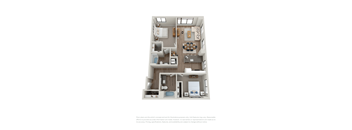 a 3d floor plan of a103103