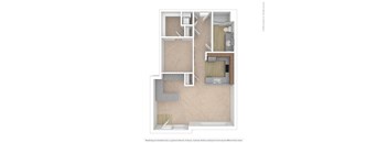 bedroom floor plan an in 2 bed 2 bath apartment at the historic electric building in fort worth