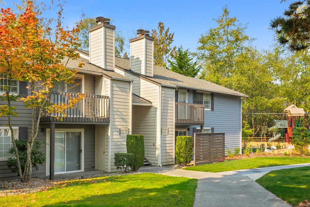 our apartments have a walkway to the side of the building