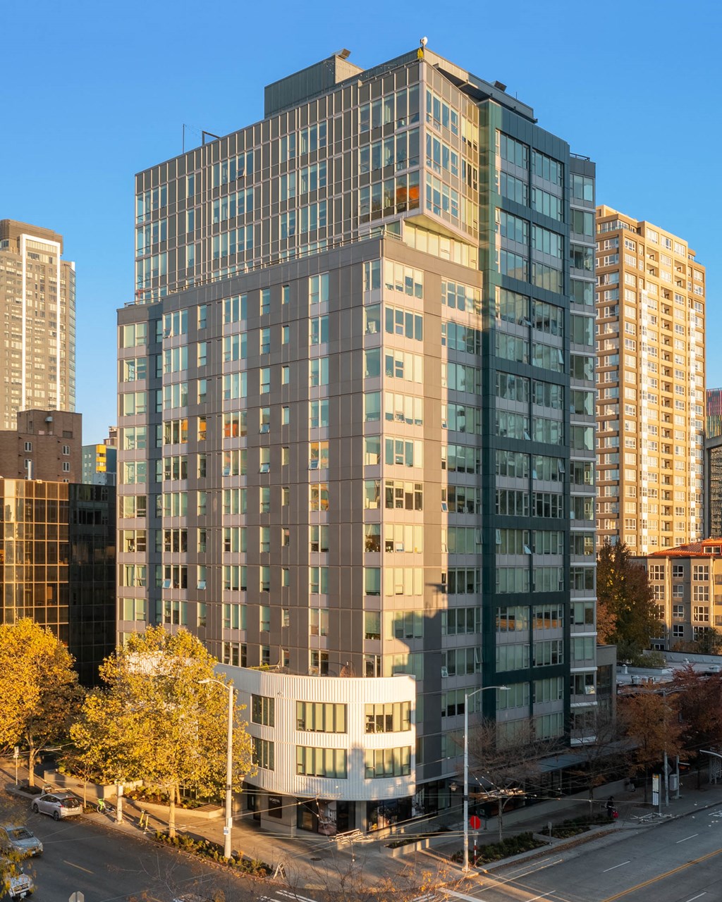 main view of the office building