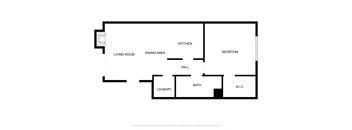 A floor plan of a house with labeled rooms.