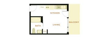 a floor plan of a house
