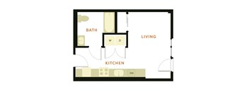 a floor plan of a house