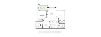 this floor plan is an approximation of a 1128 sq
