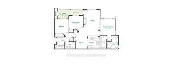 this floor plan is an approximation of our renovated floor plan