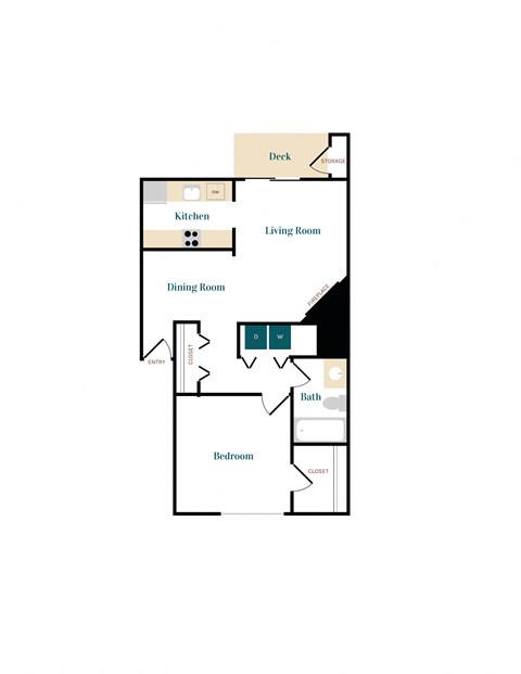 bedroom floor plan apartments for rent  the sentinel residences