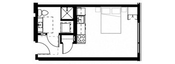 a floor plan of a small house
