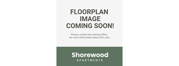 A sign indicating that a floor plan image is coming soon and to contact the leasing office for more information.