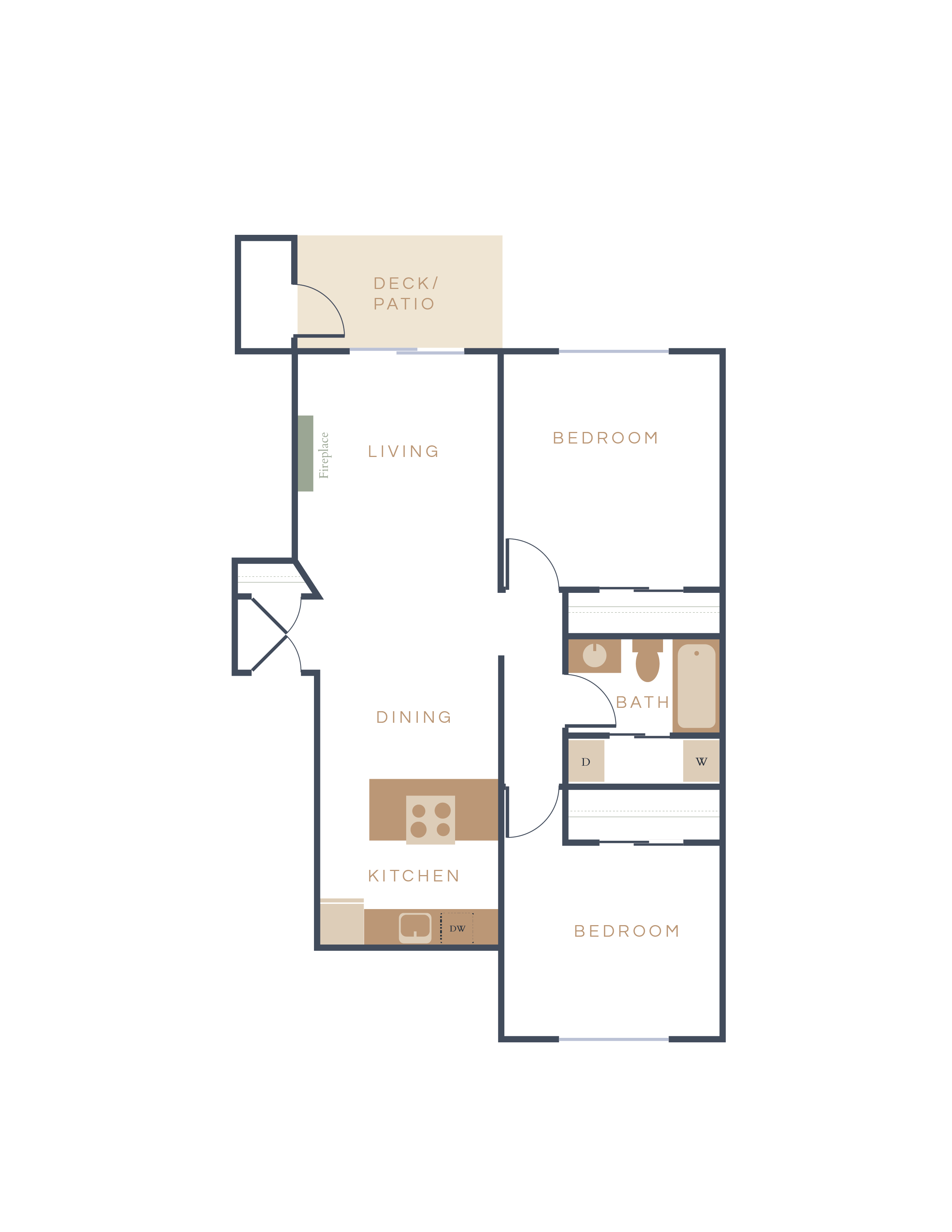 Chesnut | 2 Bed 1 Bath