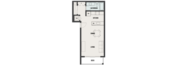 a floor plan of a small bathroom with a toilet and a sink