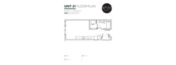 a floor plan of the unit