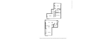 this is the downstairs floor plan of a 2100 sq ft home