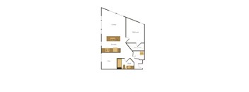 bedroom floor plan | apartments in the galleria houston