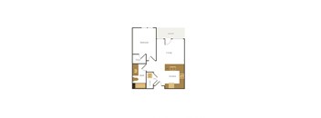 bedroom floor plan at the falls apartments in raleigh nc